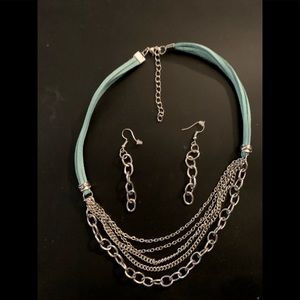Necklace and earrings